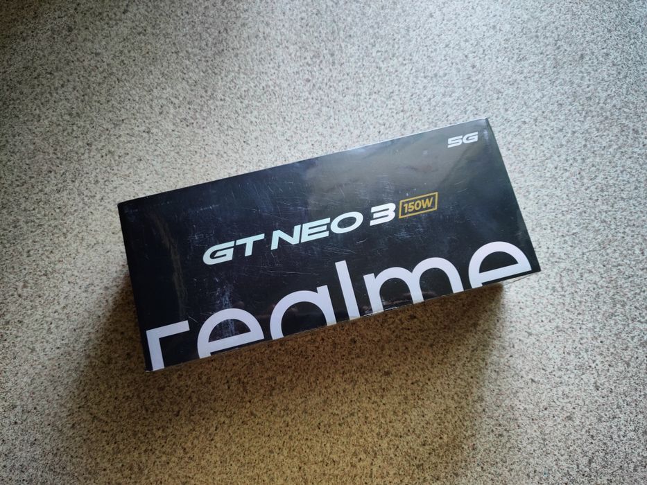 realme GT Neo 3 5G 12/256GB 120Hz 150W OIS Nitro Blue EU. Гарантія