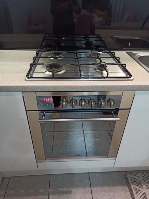 Piekarnik + płyta gazowa kuchenka Amica