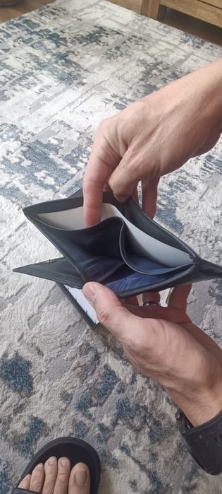 Carteira de couro masculino