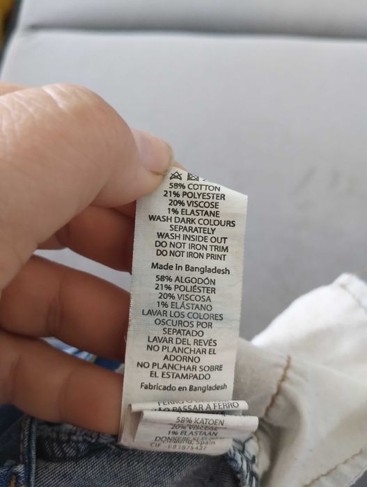 Szorty spodenki jeans 146