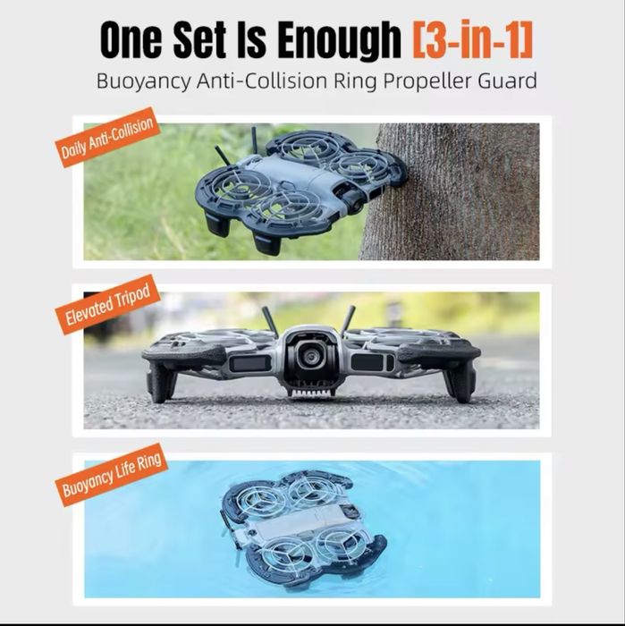 Protecões Laterais com Apoios DJI Neo 2