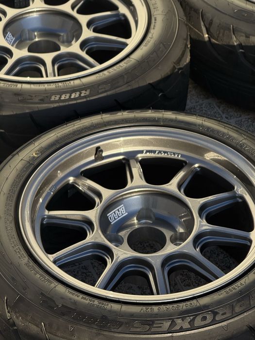 Jantes BRAID com pneus TOYO R888R
