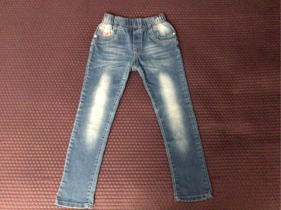 Spodnie jeansowe 116-122