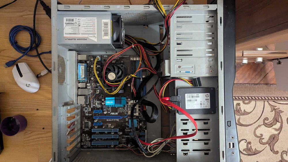 Бюджетний ПК Phenom II X2, GTX650Ti, SSD 120ГБ, корпус без кришок