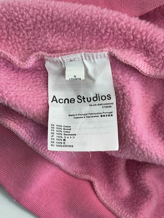 Acne Studios Stockholm 1996 худи розовое кофта худі рожеве archive S M