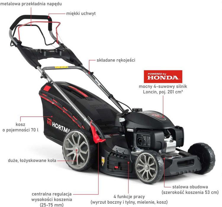 Honda kosiarka spalinowa z napędem 6,5 KM