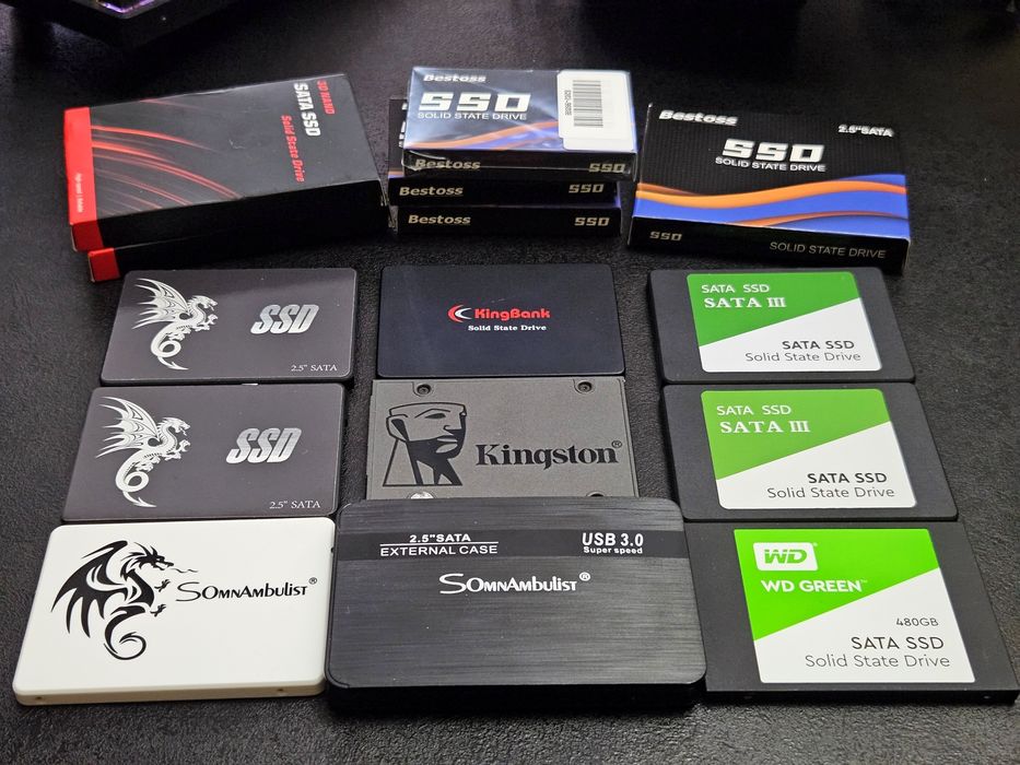 НОВІ SSD різні обьєми