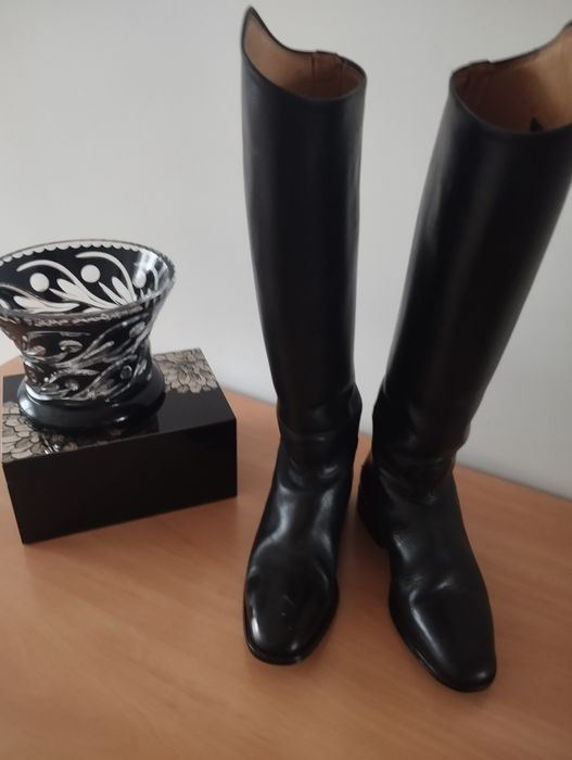 Buty ze skóry naturalnej , do jazdy konnej