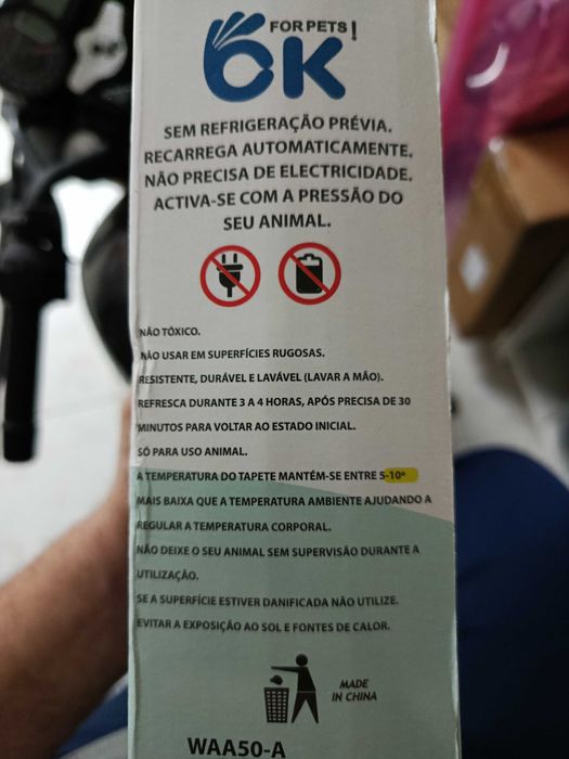 Tapete refrigerante para cães