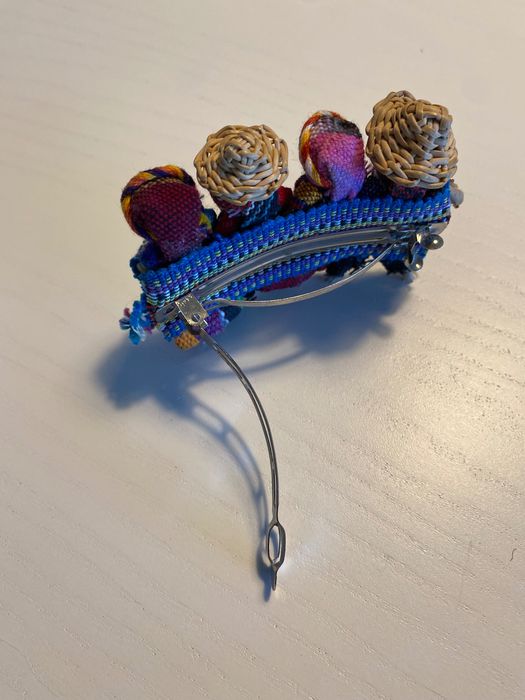 Travessão / gancho de cabelo em tecido