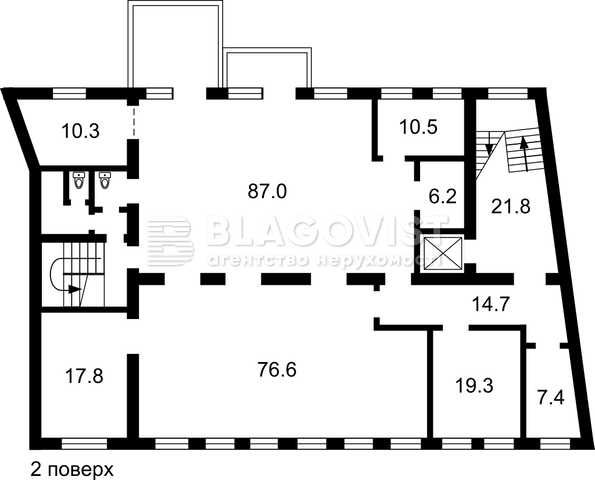 Продаж Будівлі в центрі міста біля метро Фасад  Скоропадського 3