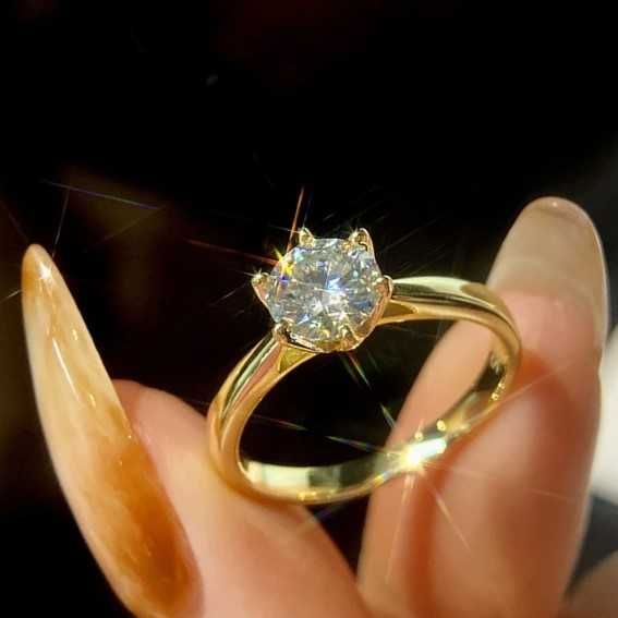 Pierścionek Złoty Diament 1CT Gratisy :)  PROMOCJE !:)