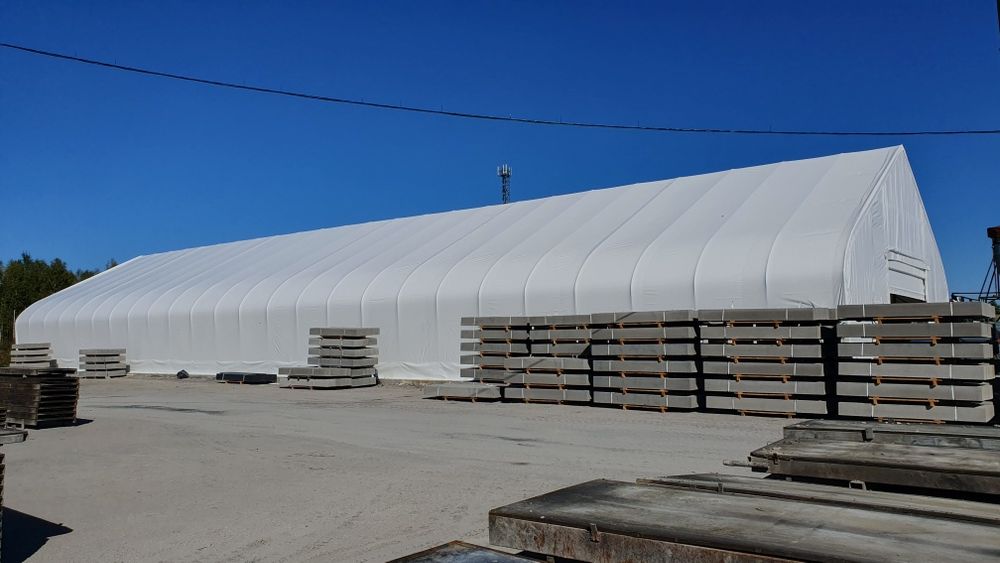 Hala 15x30x7,5 łukowa namiotowa obora bele garaż magazyn