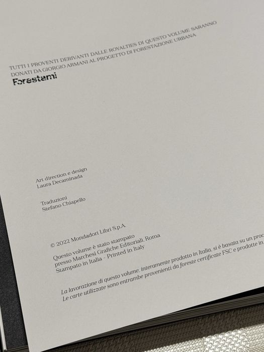 Livro - Armani/Fiori