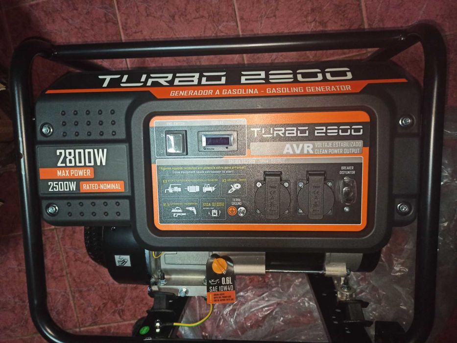 Генератор бензиновый GENERGY TURBO 2800 2,8 кВт. іспанія. Мідь