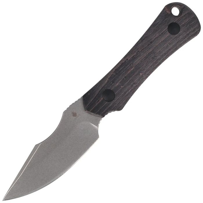Nóż Kizer Bone Black Stabilized Wood, Stonewashed AEB-L by Maverick Customs (1122A4)