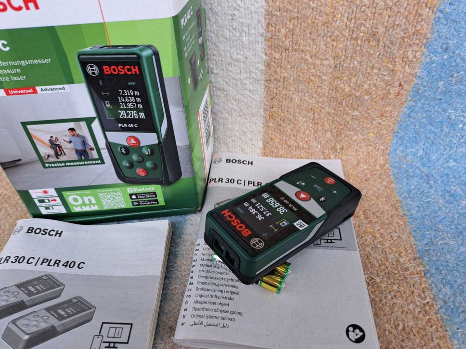 Bosch PLR 40 C Лазерний далекомір, рулетка
