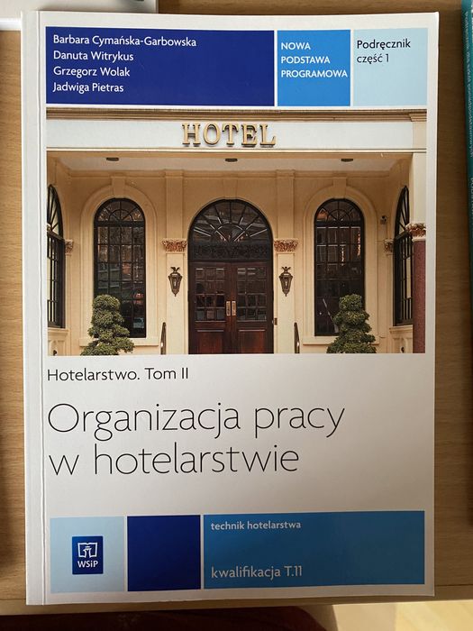Podrecznik organizacja pracy w hotelarstiwe