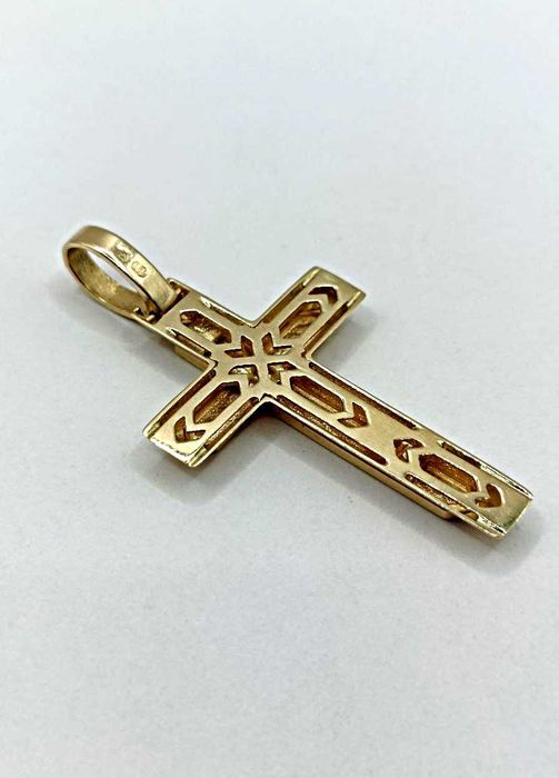 Złoty dmuchany wisiorek / zawieszka  14K 6,80 g