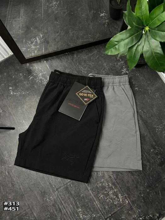 Шорти ARCTERYX GORE TEX • Черные / Серые • XS-XXL • Спортивні Артерикс Шорты