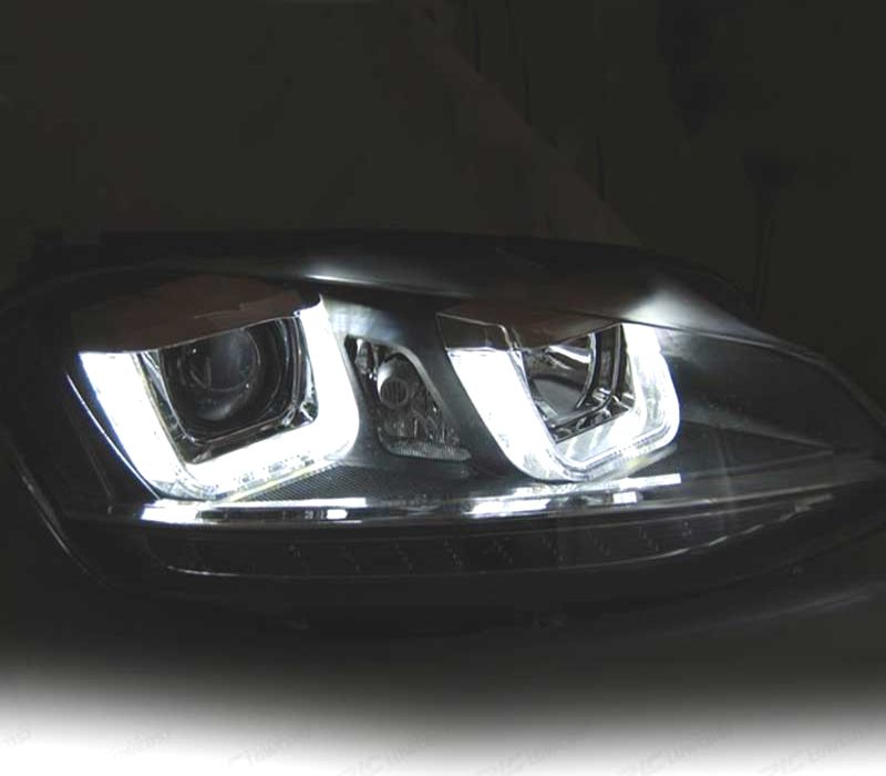 FARÓIS FRONTAIS VOLKSWAGEN VW GOLF 7 12-17 LOOK GTI FULL LED