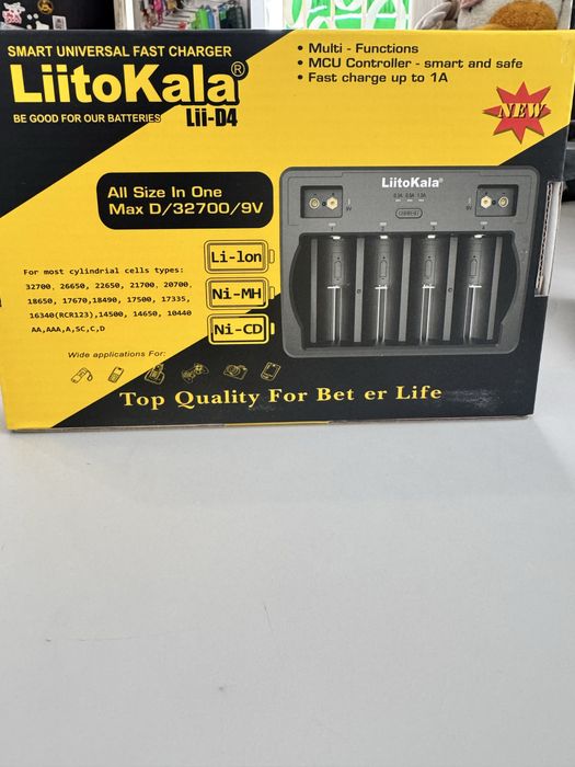 Универсальное зарядное устройство LiitoKala Lii-D4