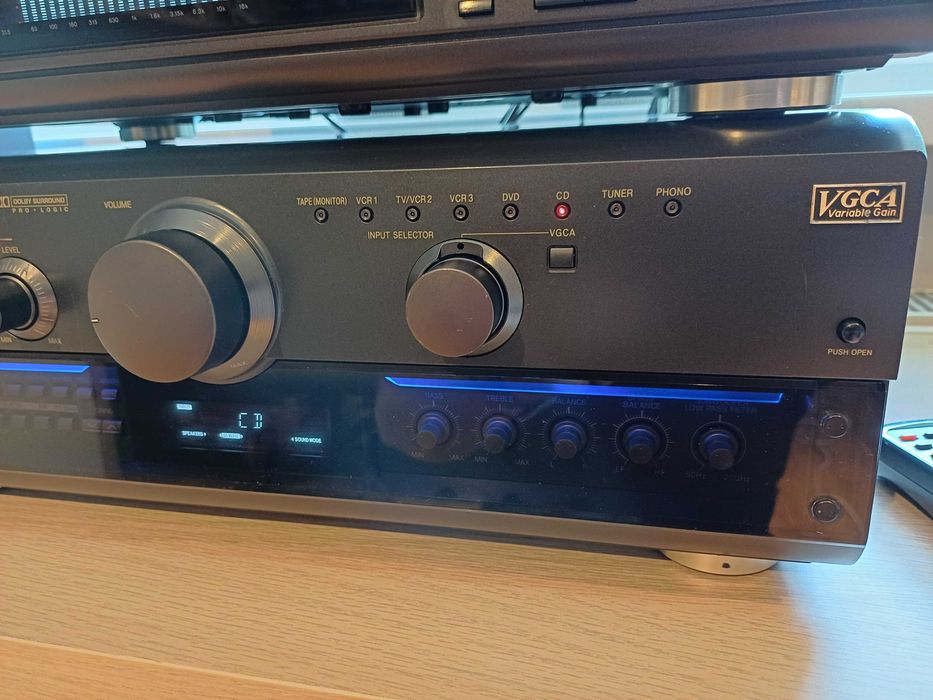 Amplituner Technics SA-AX7 + oryginalny pilot
