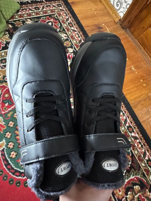 Чоловічі зимові сапожки шкіра