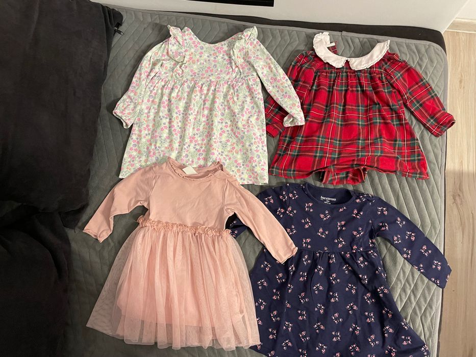 Paka ciuchów dla dziewczynki 65 sztuk rozmiar 80