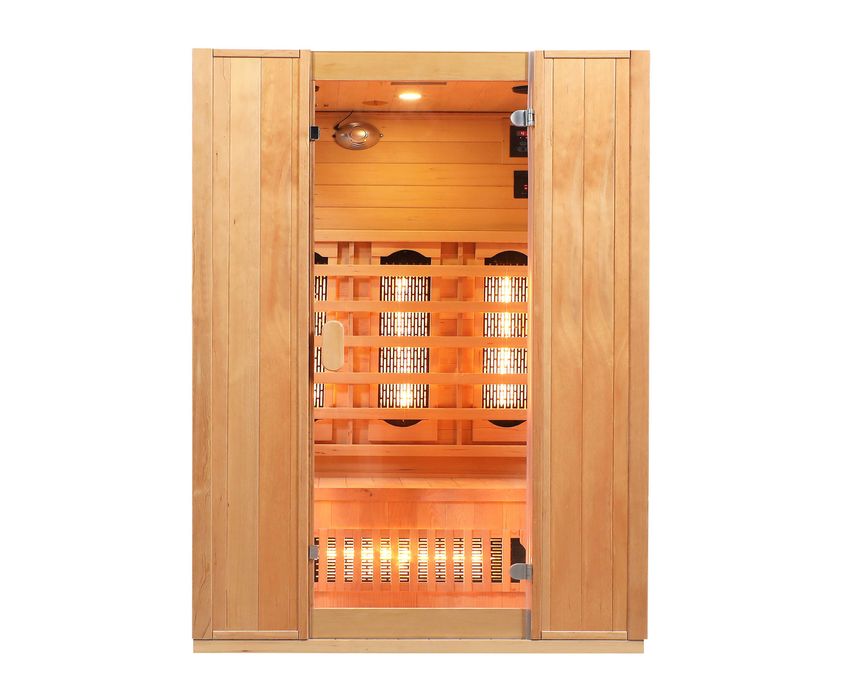 SAUNA INFRARED RIMINI BEZBARWNA 75°C 6 Prom.Kwarc w Pełnym Spectrum