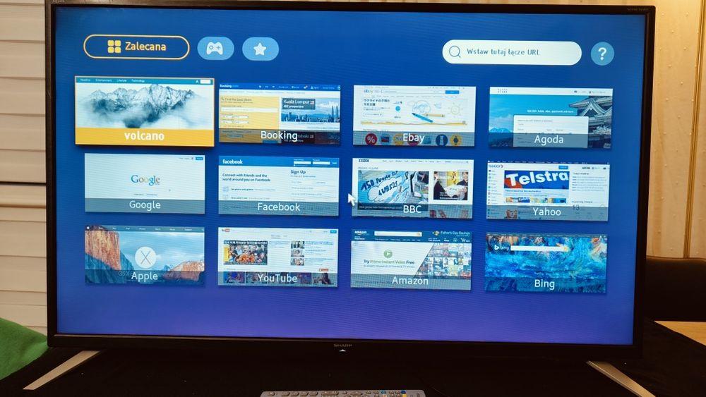 40cali led  smart tv z Wi-Fi, dvb-t2 hevc