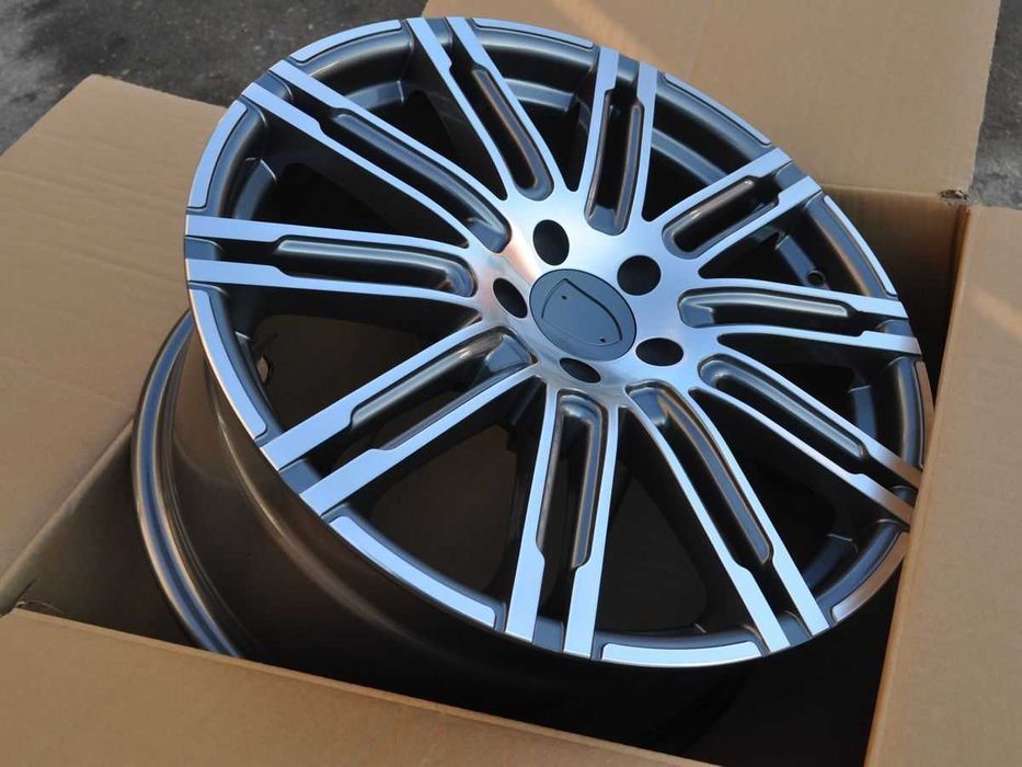 Szare felgi R21 5x112 Porsche Macan od FELGOCAR