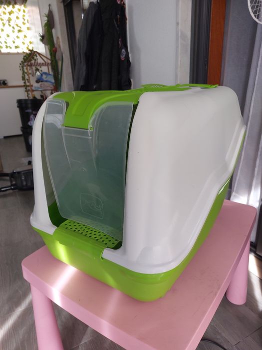Wc gato XXL (70x50x50) fechado com portas oscilante