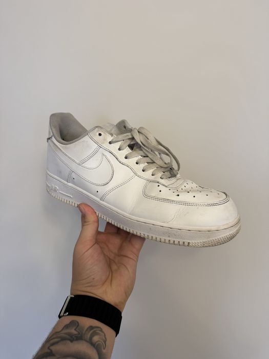 Buty Nike Air Force 1 3white białe y2k 47,5 EU 31cm
