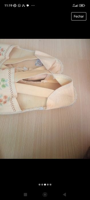 Sapatos cor damasco