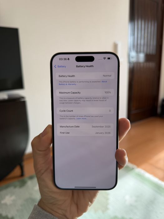 iPhone 15 Pro Max Titânio Natural - NOVO (0 Ciclos) - Garantia 2026
