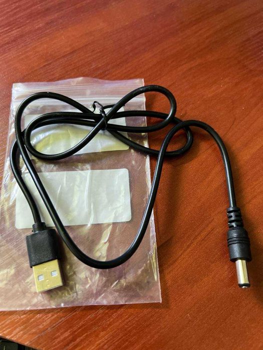 USB Кабель Power Line DC 5V to DC 5V от повербанк для роутера