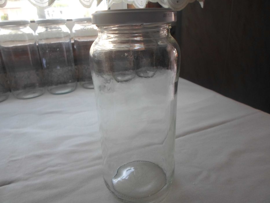 frascos de conservação