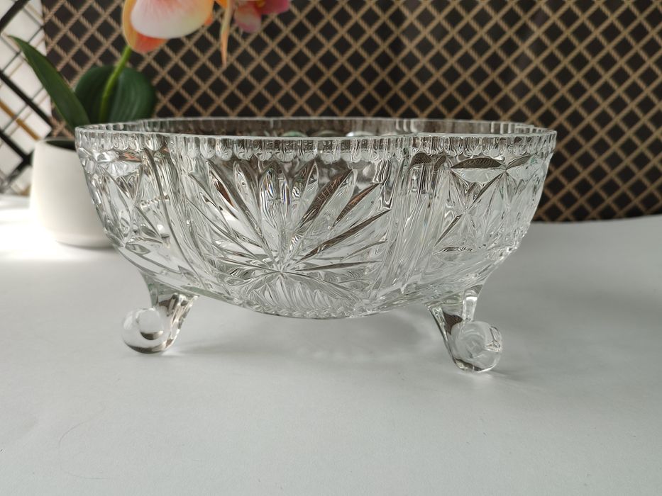 Кришталева ваза ручної роботи