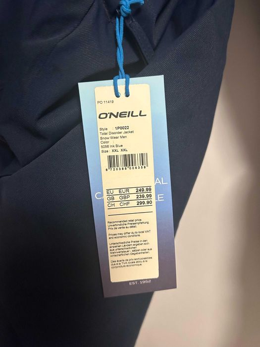 O’Neill kurtka snowboardowa – NOWA z metkami – Ink Blue (5056)