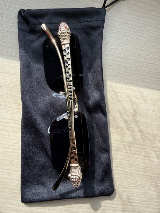 Okulary Cartier ciemne NOWE