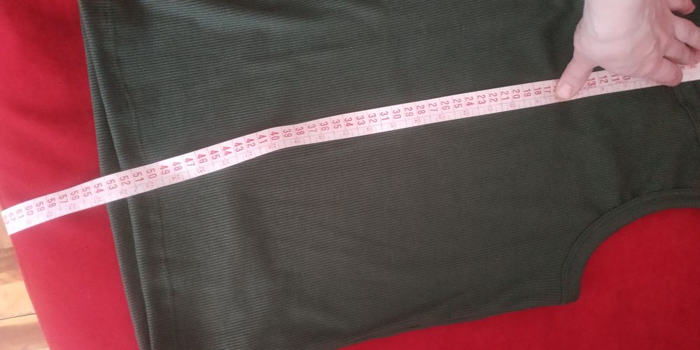 Майка летняя в рубчик бутылочного цвета