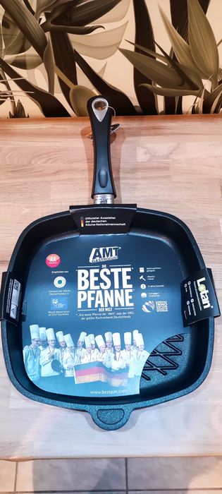 Patelnia  grillowa Amt Gastroguss 28cm