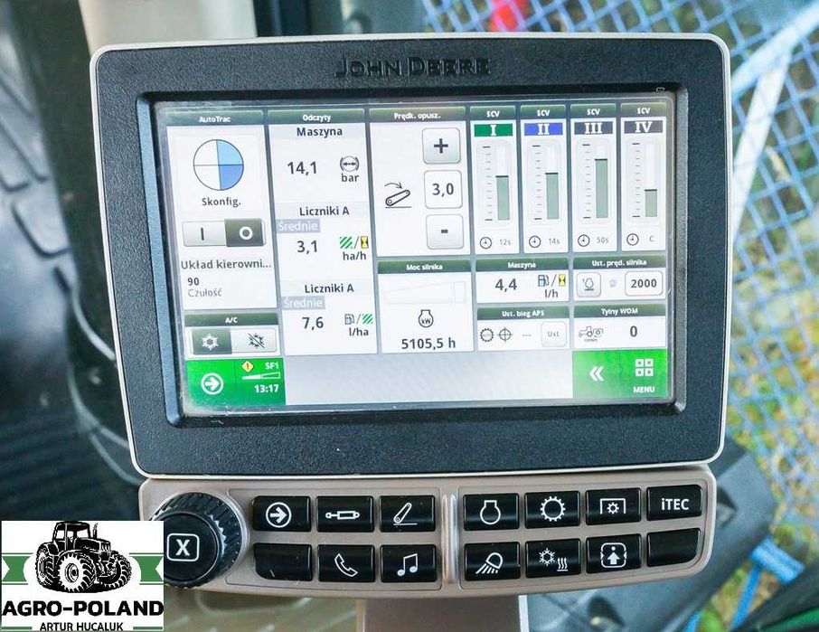 Трактор JOHN DEERE 8295 R - 5105 м/г - Powershift - AUTOTRAC -MICHELIN