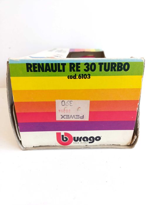 Bburago Renault RE 30 Pewex 1:24 vintage PRL