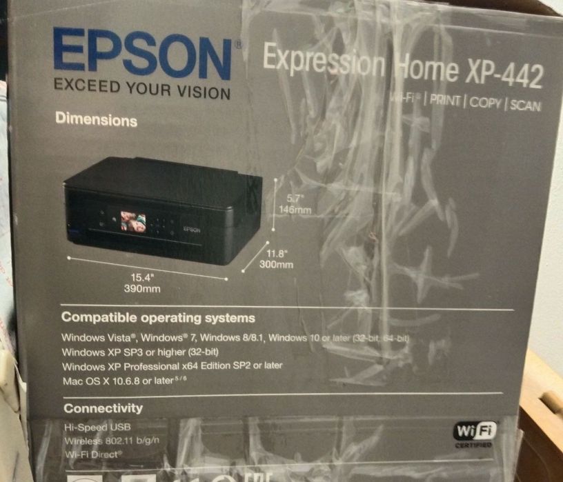 Принтер Epson xp-442 кольоровий