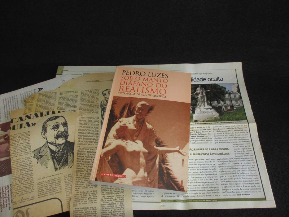 Livro Sob o manto diáfano do Realismo Psicanálise de Eça de Queiroz