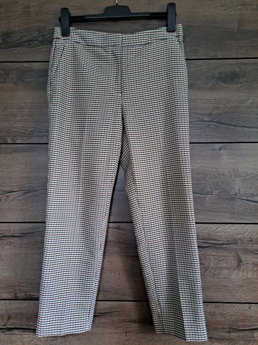 Spodnie w pepitkę H&M r. 38