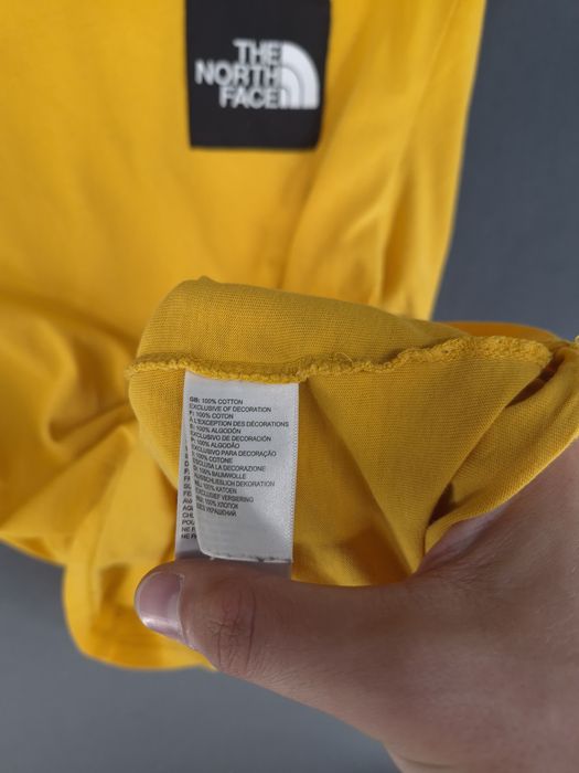 The North Face t-shirt koszulka print plecy logo M