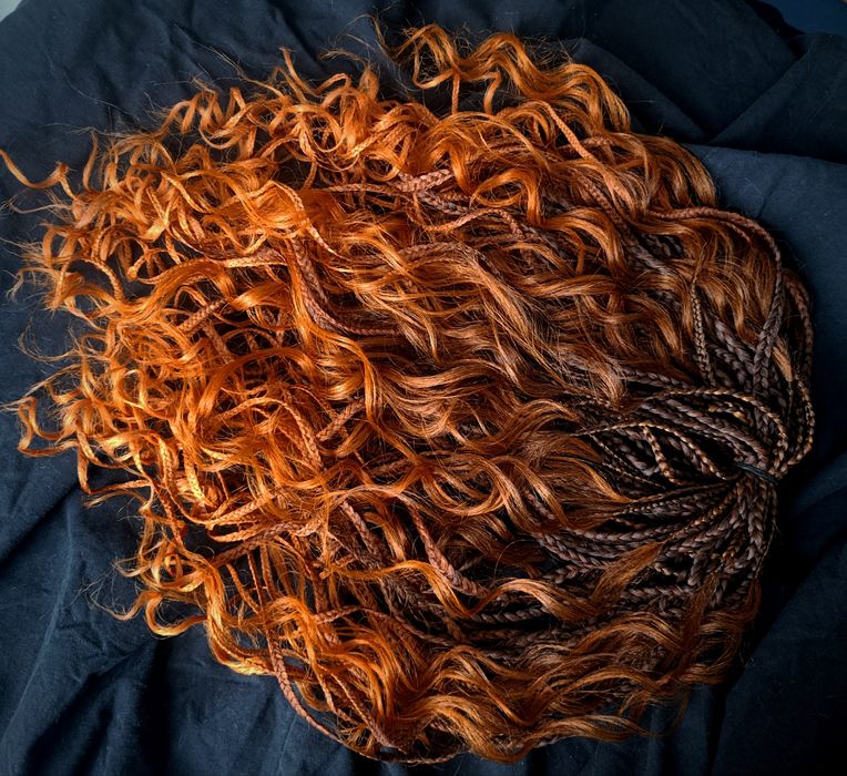 Sprzedam warkoczyki wielorazowe lokowane